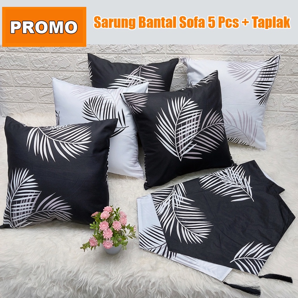 [✅COD] Sarung Bantal Sofa Minimalis Taplak Meja Sofabed Home Decor Dekor Dekorasi Ruang Tamu Perlengkapan Rumah