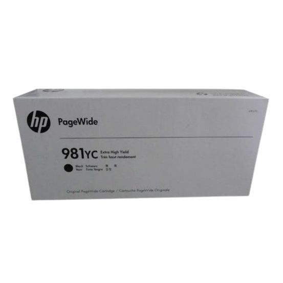 Tinta HP 981 YC Black Extra High Yield = HP PageWide E55650 | E58650