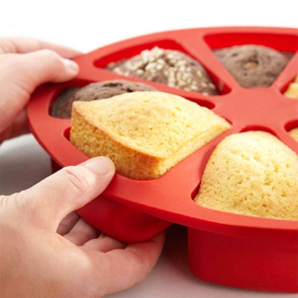 Solighter Silicone Scone Pan Bagel Making Tray Untuk Baking Pizza Maker Cetakan Pizza Anti Lengket