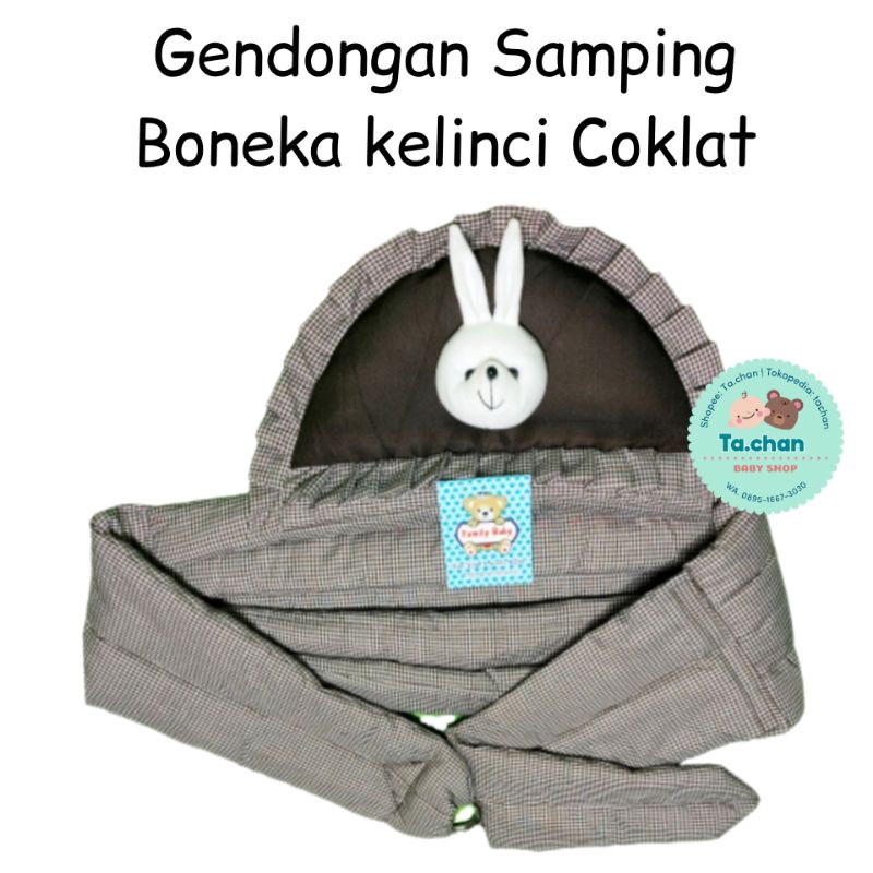 Gendongan Samping Karakter / gendongan bayi / gendongan samping boneka kelinci