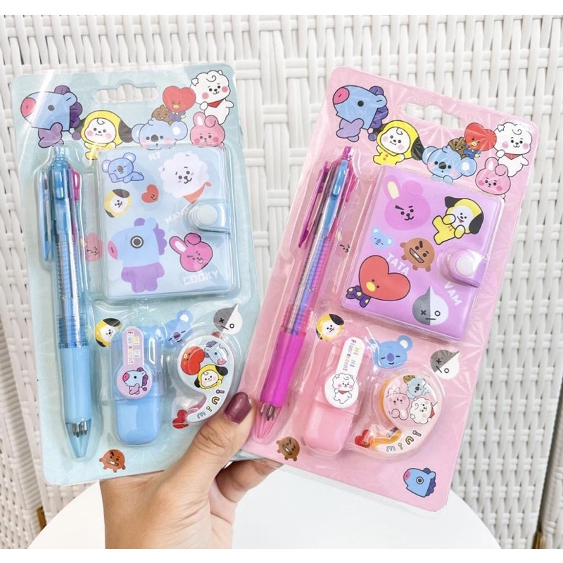 

SET ALAT TULIS MINI BT 21 ISI 4 BUKU KECIL PULPEN HIGHLIGHTER MINI SOLATIP PAKET MURAH KADO UNIK SOUVENIR