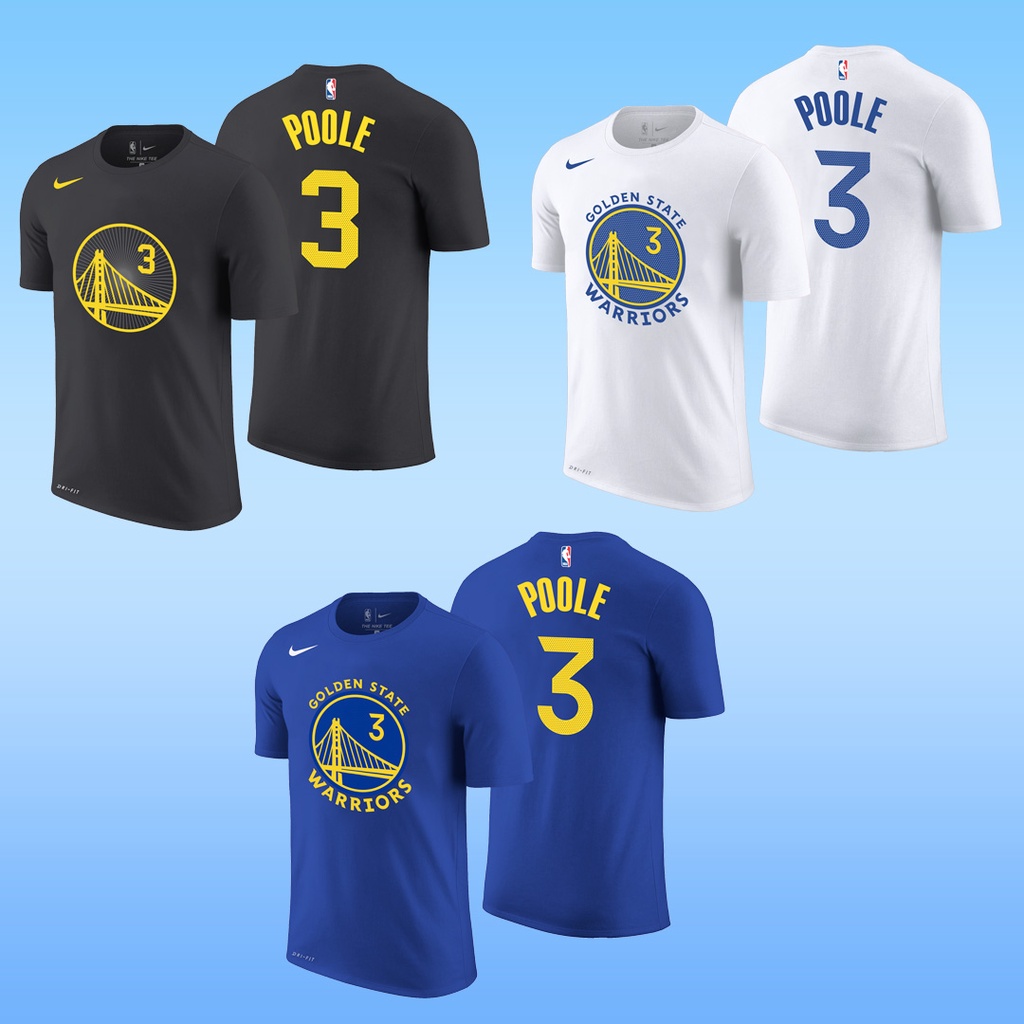 Tshirt Baju Kaos NBA Gametime GSW Warriors 3 Jordan Poole