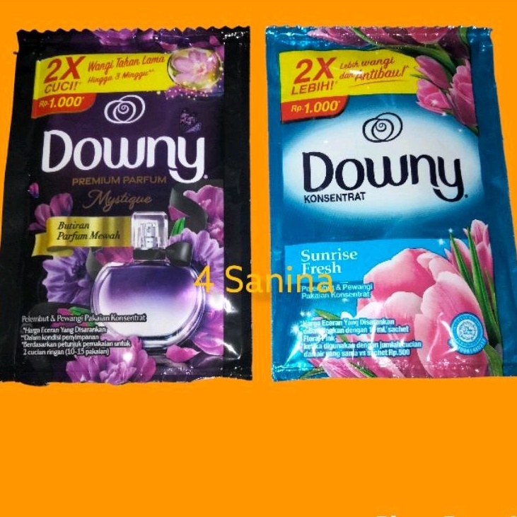 Downy pewangi &amp; pelembut  pakaian 1 Sachet