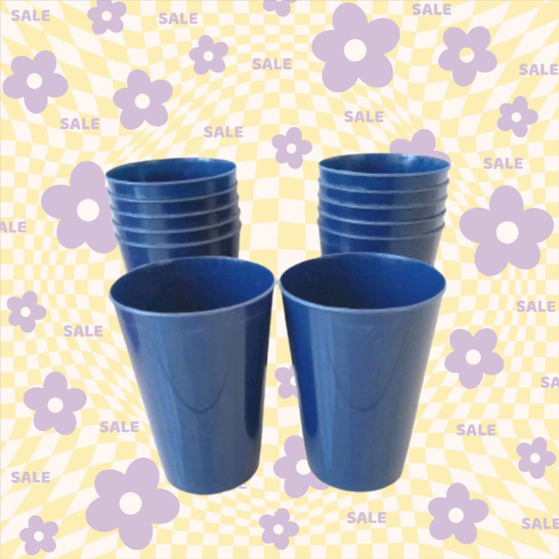 Gelas plastik / gelas plastik warna / gelas plastik