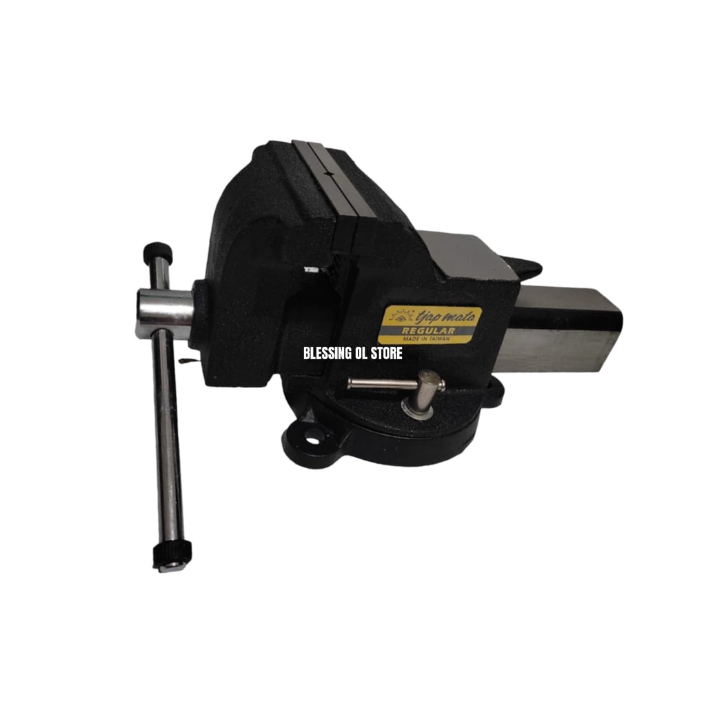 Catok besi putar 4" TJAP MATA / Ragum / Bench Vice
