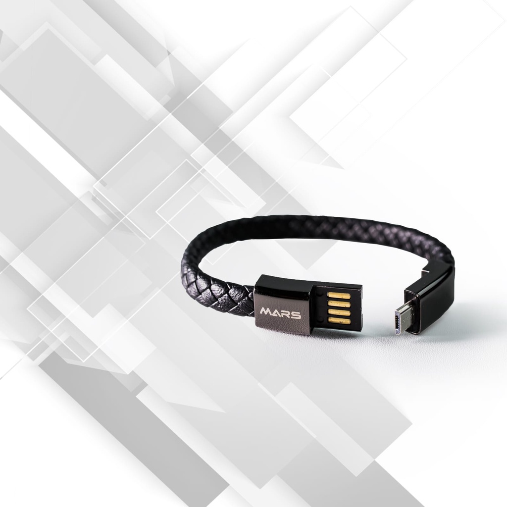 Kabel Data Karet Gelang Gelang Kulit Pria Wanita Type-c Lightning  USB C Micro Usb Fast Charging Fast Charger UniSex