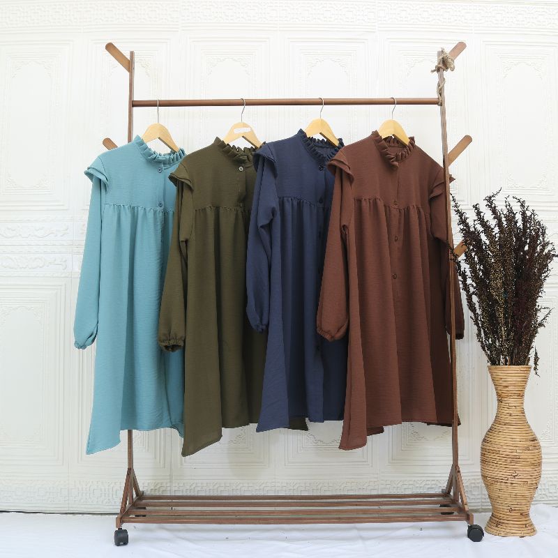 (restock) TUNIK RAYON CRINGKLE CRINKLE REMPEL LD 120 dan 110 (TKC)