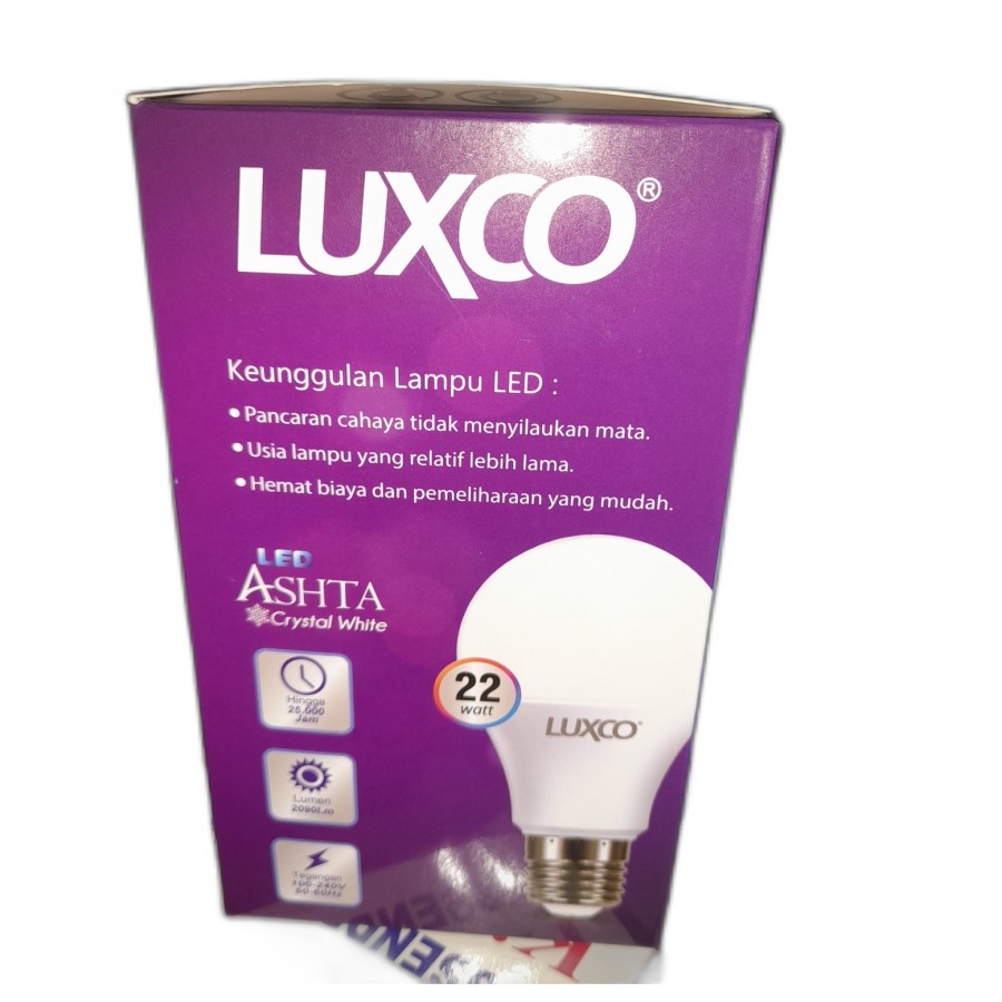 Lampu Led LUXCO ASTHA 22W Garansi 1 tahun ..Cahaya Putih