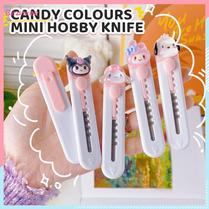 

[Readystock❤️COD]Cutter Mini Portable Kartun Kuromi Sanrio Paper Cutter Express Opening Box Cutter Cartoon- BS