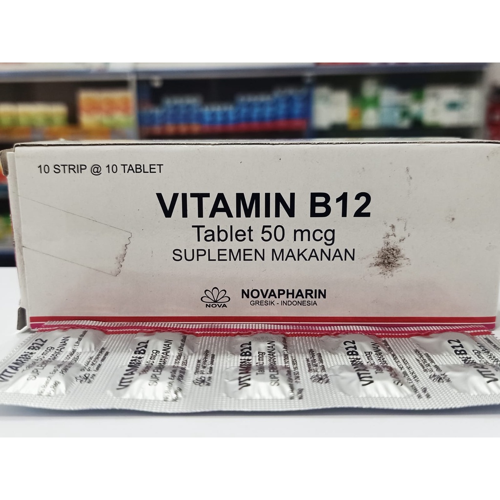 Vitamin B12 Novapharin Isi 10 Tablet