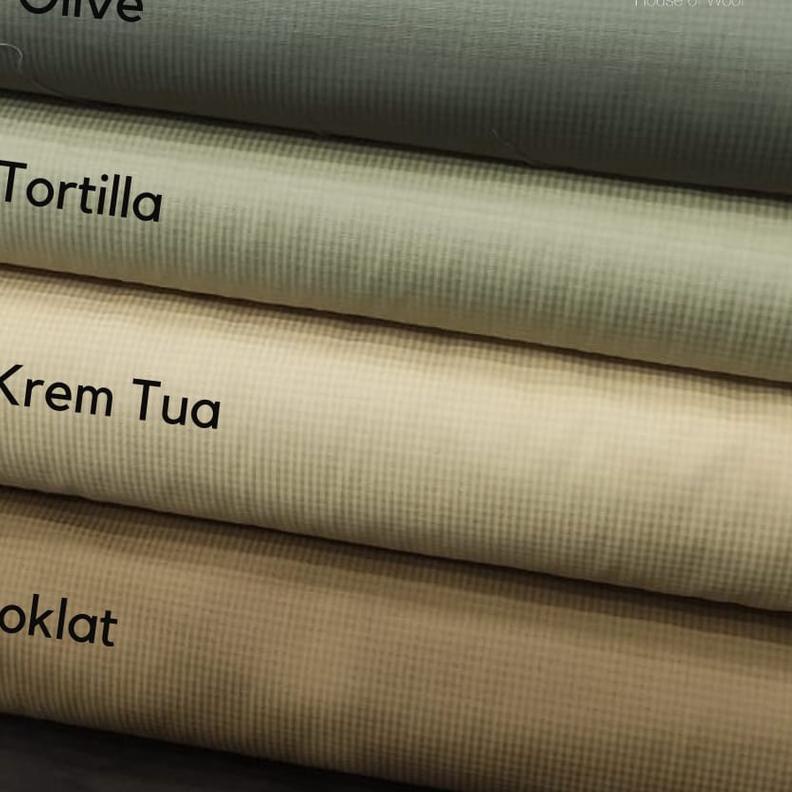 Kain Katun Bahan Kemeja Baju Koko motif Bintik Brandon