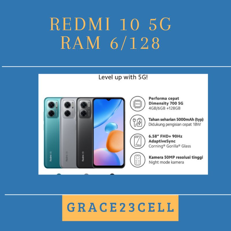 REDMI 10 5G RAM 6/128