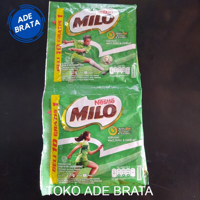 

milo renceng 22 gr isi 10 sachet