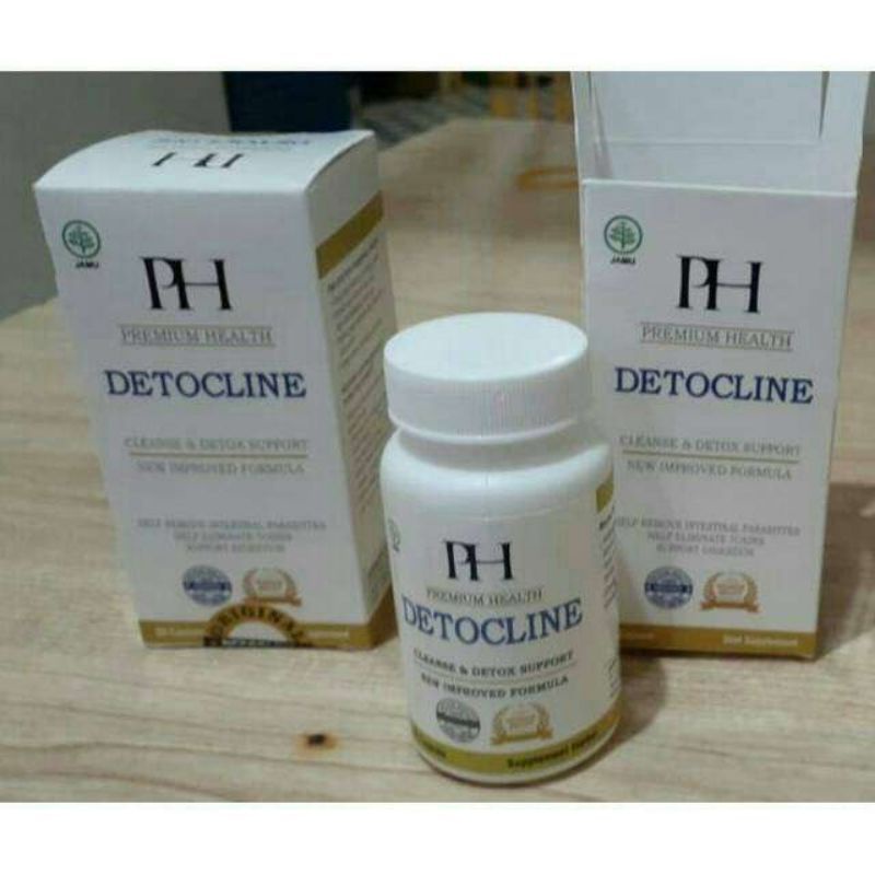 Detocline Asli Original Obat Penghilang Parasit dan Bau Mulut Herbal Resmi BPOM