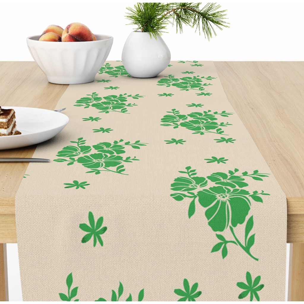 Table Runner Panjang Taplak Meja Mewah Aesthetic Minimalis Bahan micro