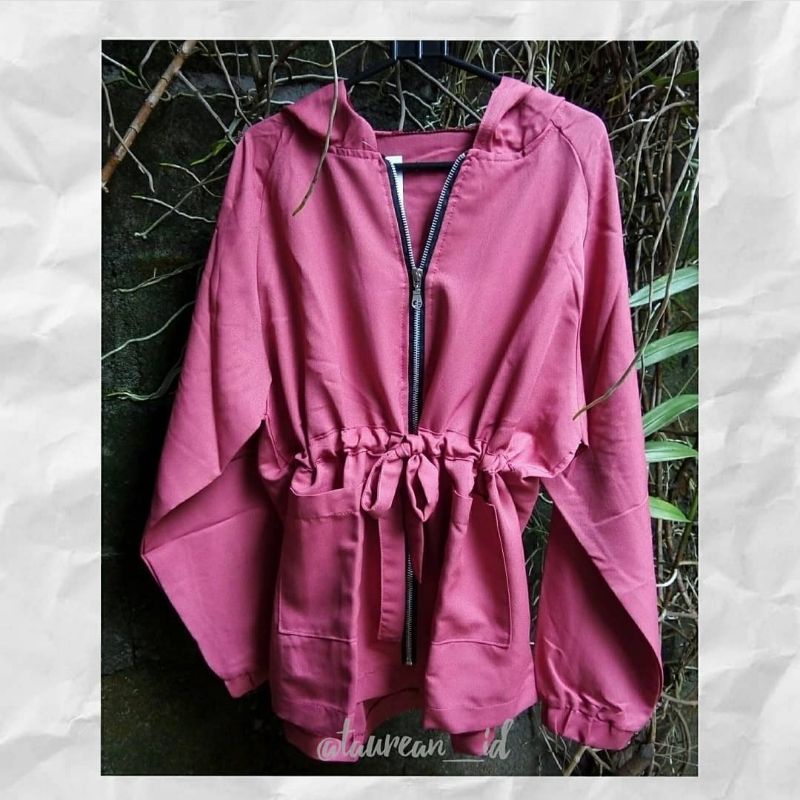 Jaket Parka Wanita teracotta/ Cover head parka / Outer