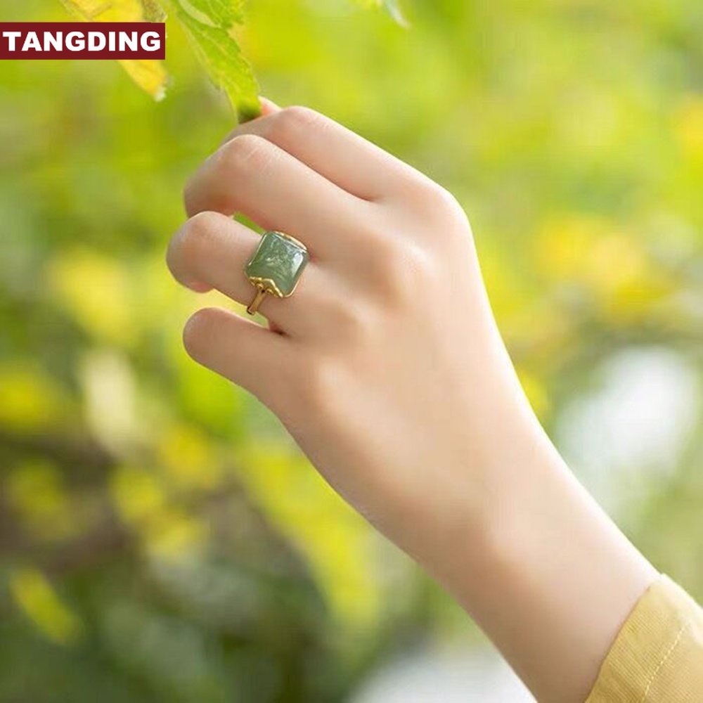 【COD Tangding】Cincin Model Terbuka Dapat Disesuaikan Tidak Alergi