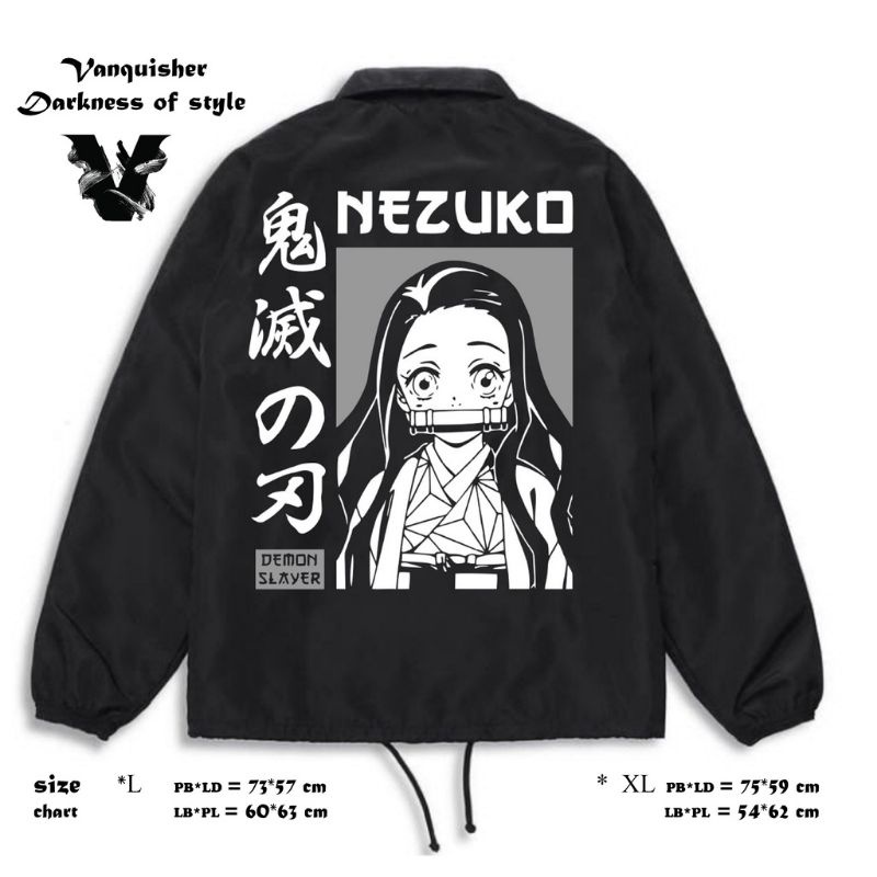 JAKET COACH VANQUISHER PRIA WANITA/JAKET VANQUISHER - NEZUKO