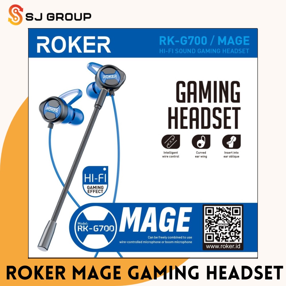 ROKER MAGE Headset Gaming Earphone With Mic