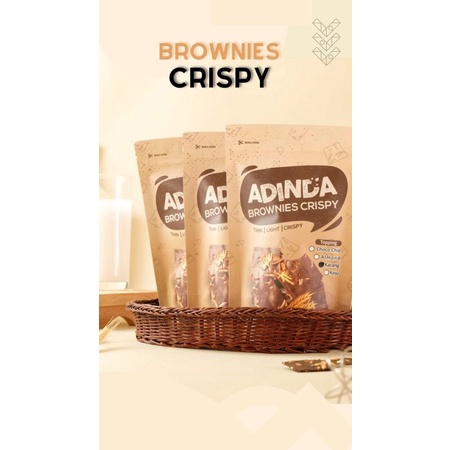 

Adinda Brownies Crispy / Krispi Brownis