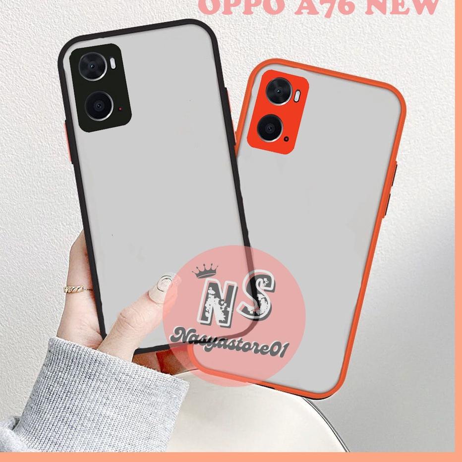 Termurah--Case OPPO A57 4G NEW - A76 NEW - OPPO A95 NEW - OPPO A74 4G AERO DOFF MATTE Premium Hardca