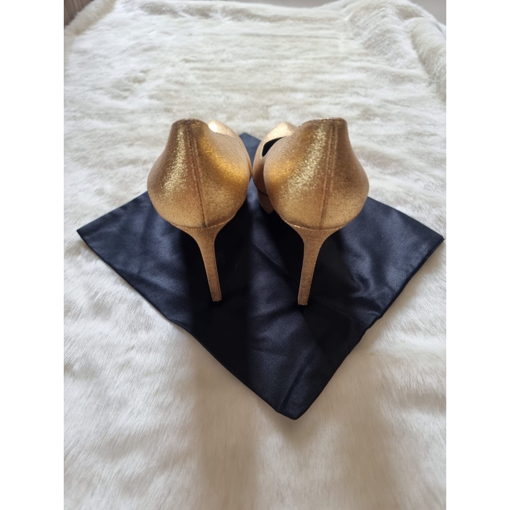 Cek Video 100% LIKE NEW Authentic sepatu YSL Saint Laurent Janis pump shoes sz 38
