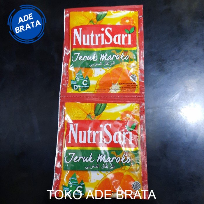 

nutrisari jeruk maroko sachet 10x14 gr