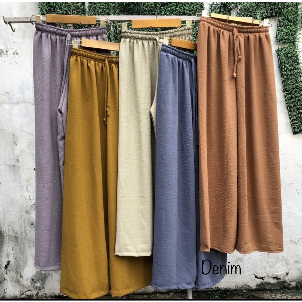 CELANA KULOT CRINKLE AIRFLOW HIGHWAIST TERBARU TERLARIS