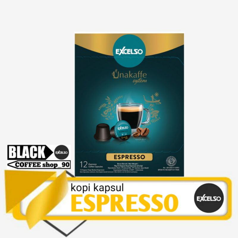 unakaffe espresso (kopi kapsul mesin ventura excelso)