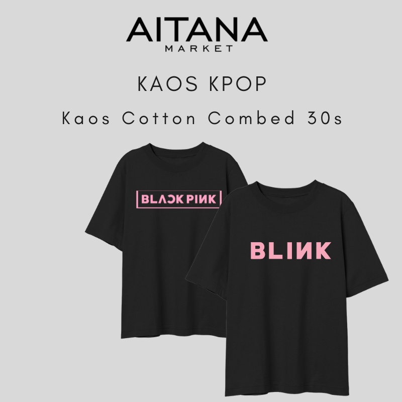 Baju Kaos Musik Kpop  Bahan Katun Combed 30s Nyaman Dipakai