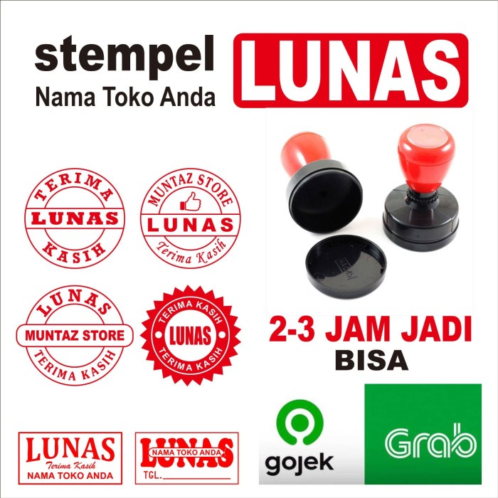 

Jual Stempel Lunas Nama Toko / Kantor / Perusahaan 1 Warna Express Terlaris