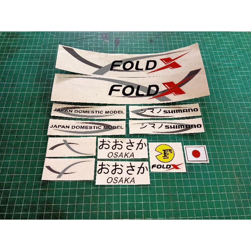 stiker sepeda Fold X osaka