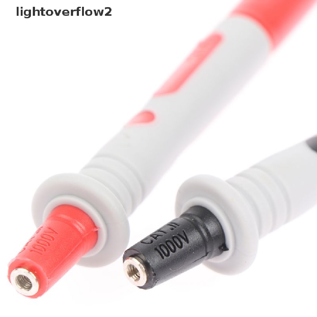 (lightoverflow2) 2pcs / Set Test pen Multi Fungsi Untuk Multimeter