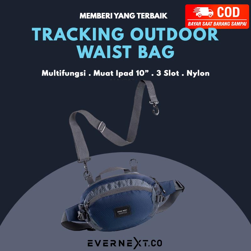 Tas Selempang Pria TRACKING OUTDOOR Waist Bag Tas Gatung Outdoor