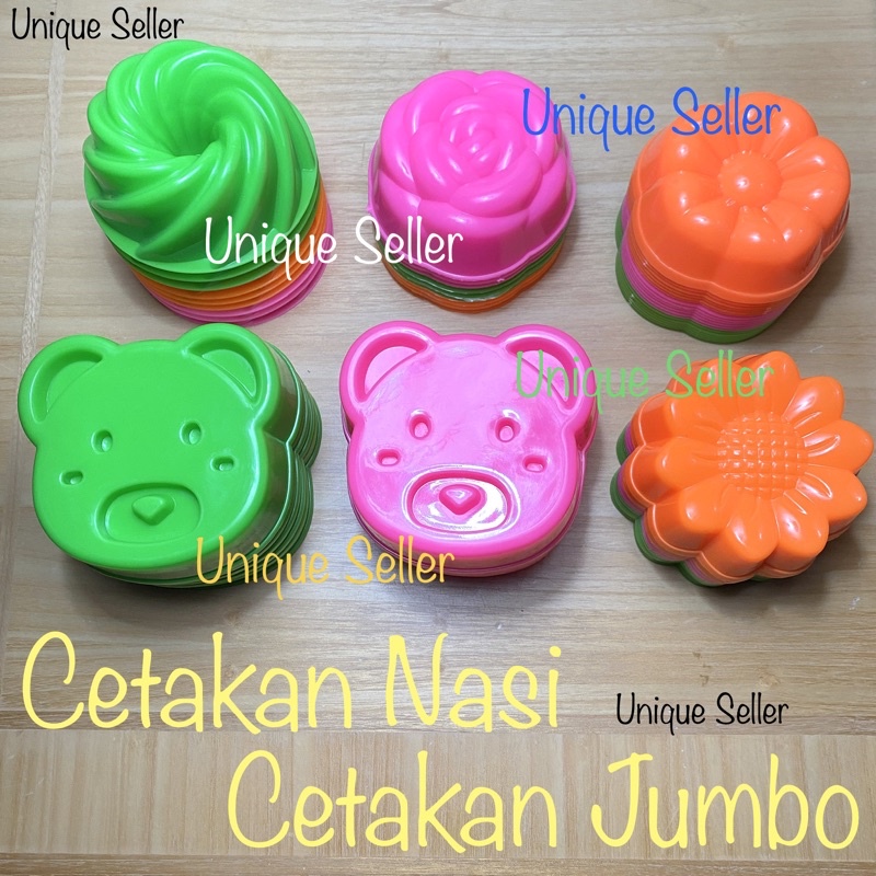 6 pcs Cetakan Nasi Bento Panda Mawar Sakura Matahari Twister Teddy Bear Beruang isi 6 / Cetakan Bento Mawar Matahari Sakura Teddy Bear Beruang / Cetakan Puding Pudding Agar Ager Jelly Jeli Jely Bunga Mawar Matahari Sakura Sunflower