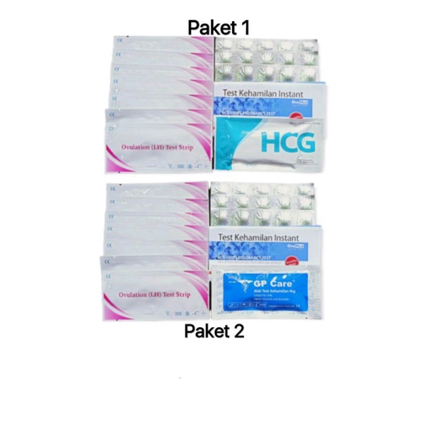 7pcs Ovulation LH Test Strip 2pcs Test Hamil 3strip Afolat