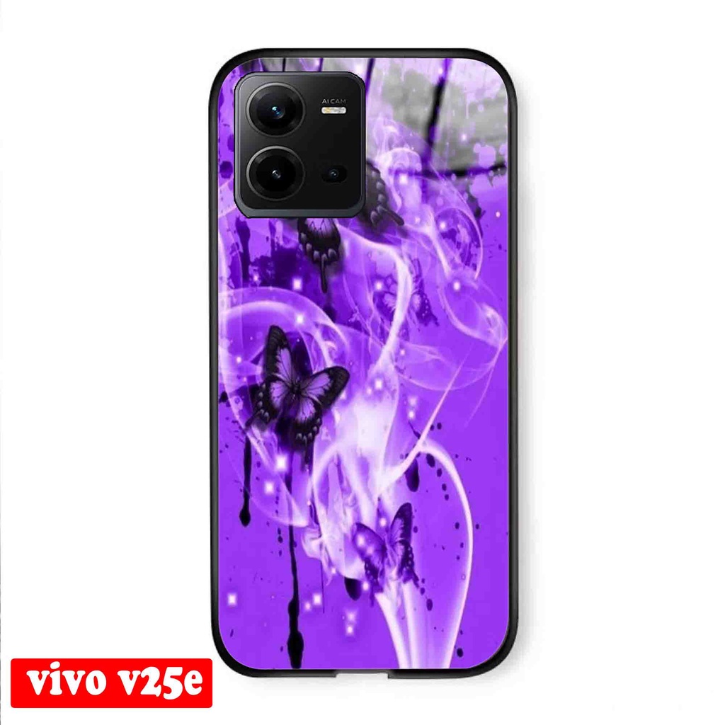 (J10) Softcase Vivo V25e  - Softcase kaca Vivo V25e - Case cantik Vivo V25e - Case Vivo V25e - Case 