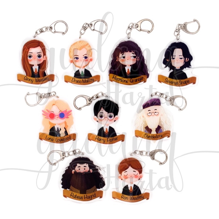 Gantungan Kunci Karakter Penyihir Harry Potter Keychain Motif Karakter Ganci GH 302028