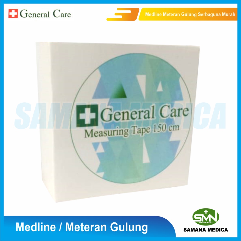 Medline / Meteran Gulung 150cm GENERAL CARE Medlin / Medline Metline Meteran Gulung Serbaguna Promo Murah