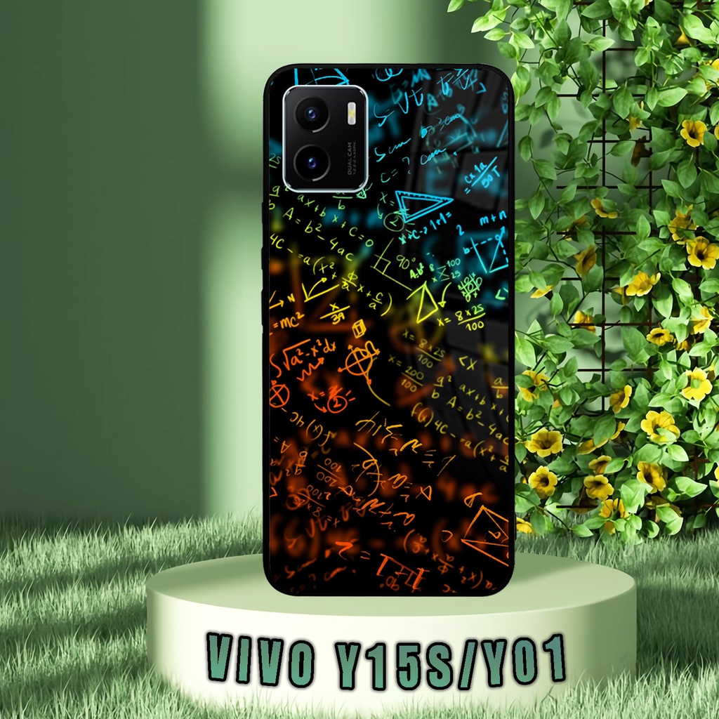 (SV64) Case Kilau Vivo Y15S/Y01 | Y15S | Y01 | Casing Hp Vivo | Pelindung Smartphone | Motif Rumus