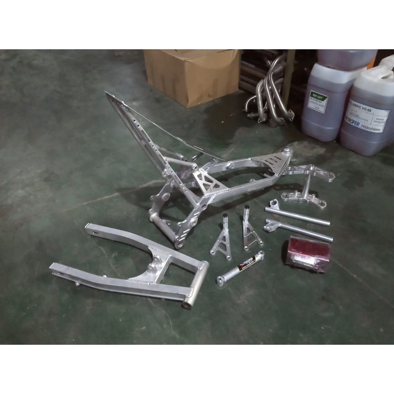 RANGKA ALUMINIUM SET RINGAN KUAT DRAG SATRIA FU FFA MURAH