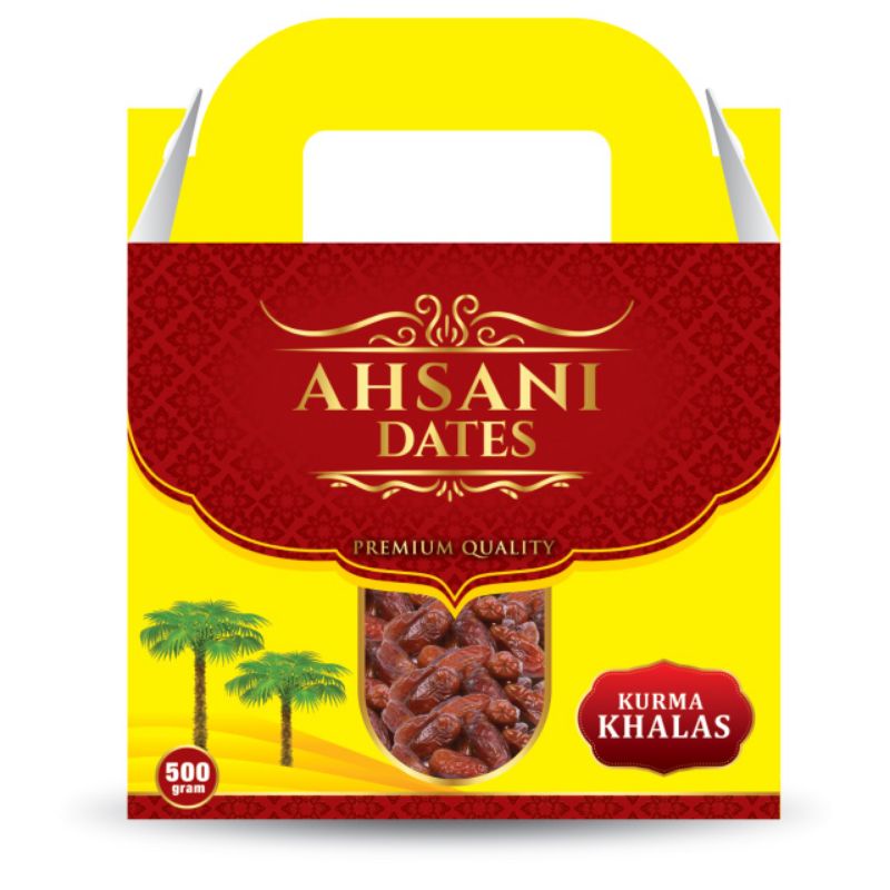 

Kurma Khalas 500 gr Ahsani Dates Kurma Enak Fresh