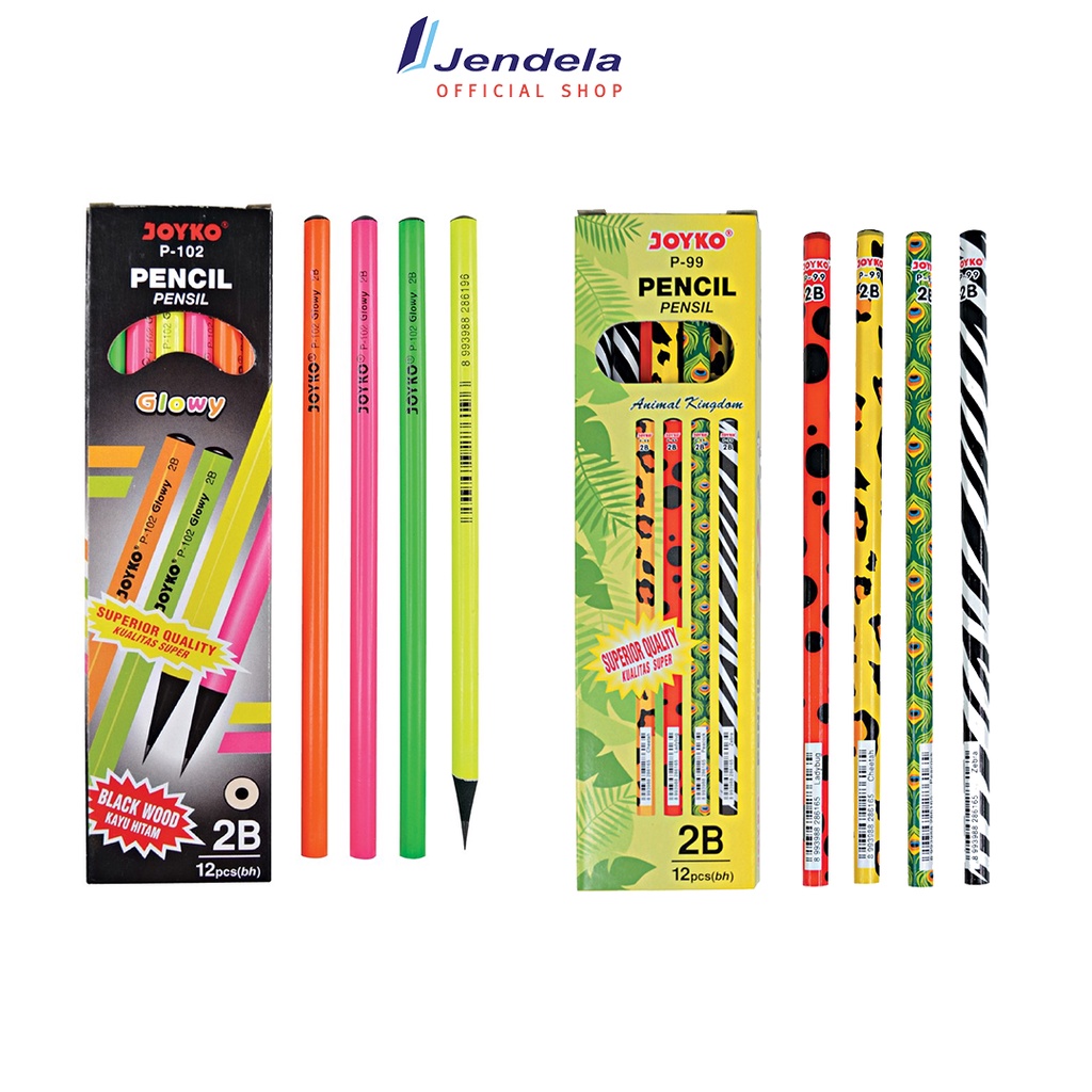 

Pensil 2B Joyko P-121 Harga Per Pack Isi 12 Pensil Ujian Sekolah Pencil For Computer ATK