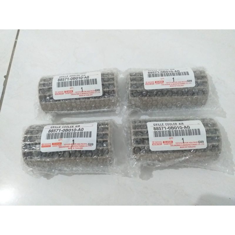kisi Ac  BLOWER ATAS komplit warna CREAM KIJANG CAPSUL EFI TAHUN 2003-2004 HARGA SET 4PC