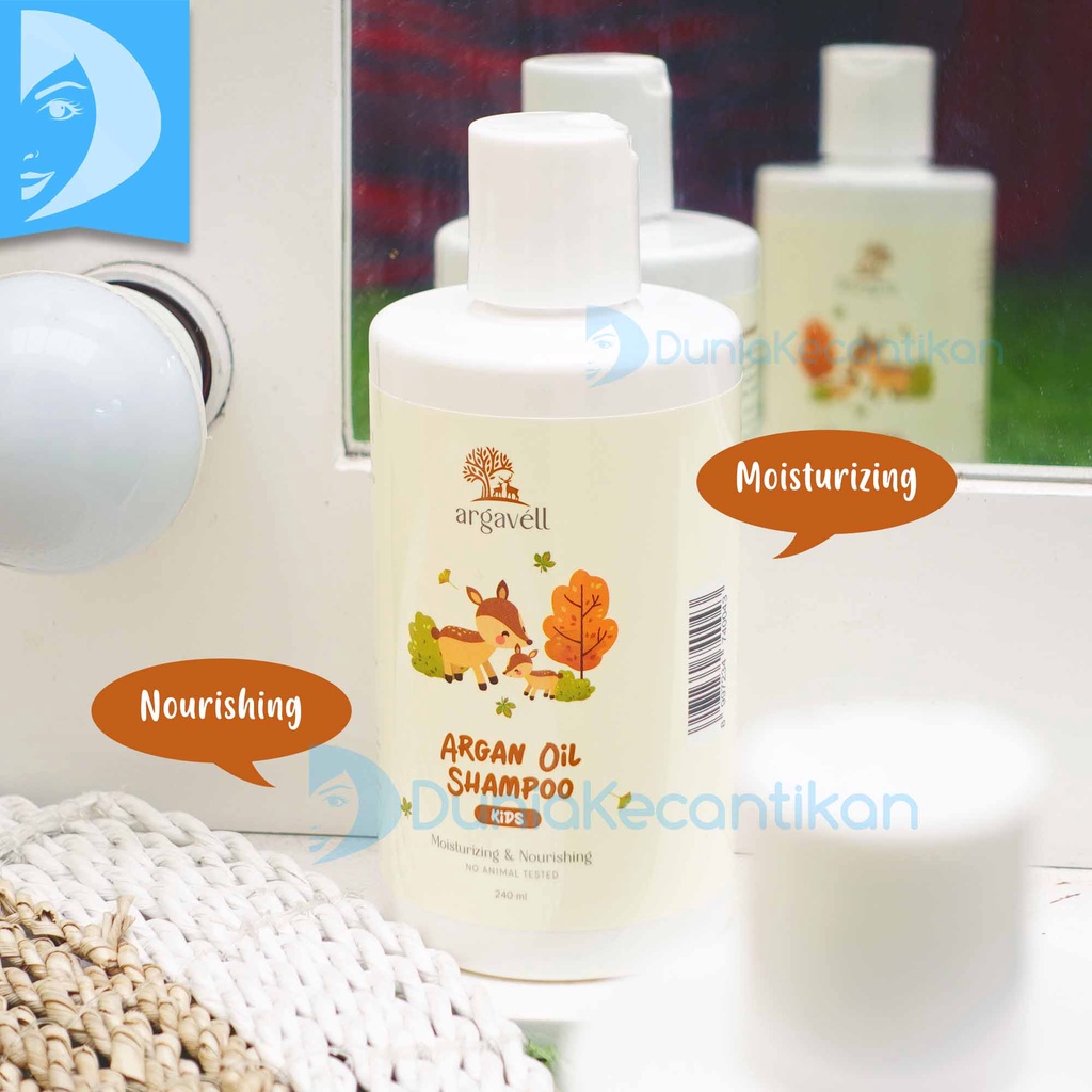 Argavell Argan Oil Kids Shampoo Moisturising &amp; Nourishing Shampo anak anak Argan Shampo Kids Agavel