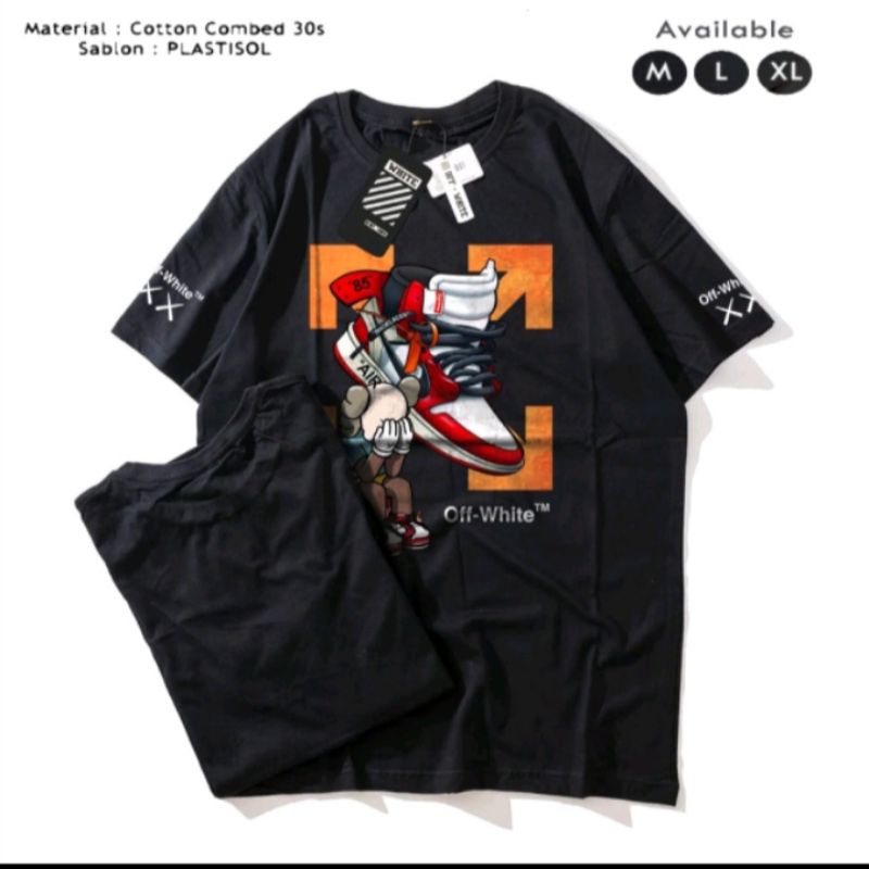 KAOS OFFWHITE CAMO TSHIRT OFFWHITE