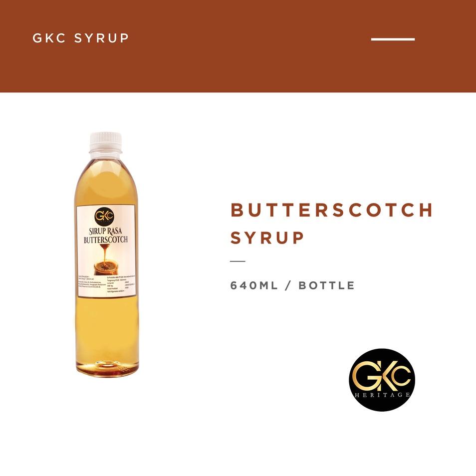 

Siap Kirim--Sirup Butterscotch / Butter Scotch Syrup Minuman GKC Heritage 640 ml (Import Quality)