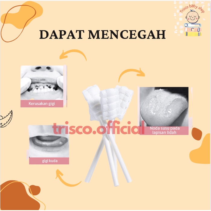 Oral Cleaner Kasa Steril Pembersih Lidah Mulut Bayi dan Anak