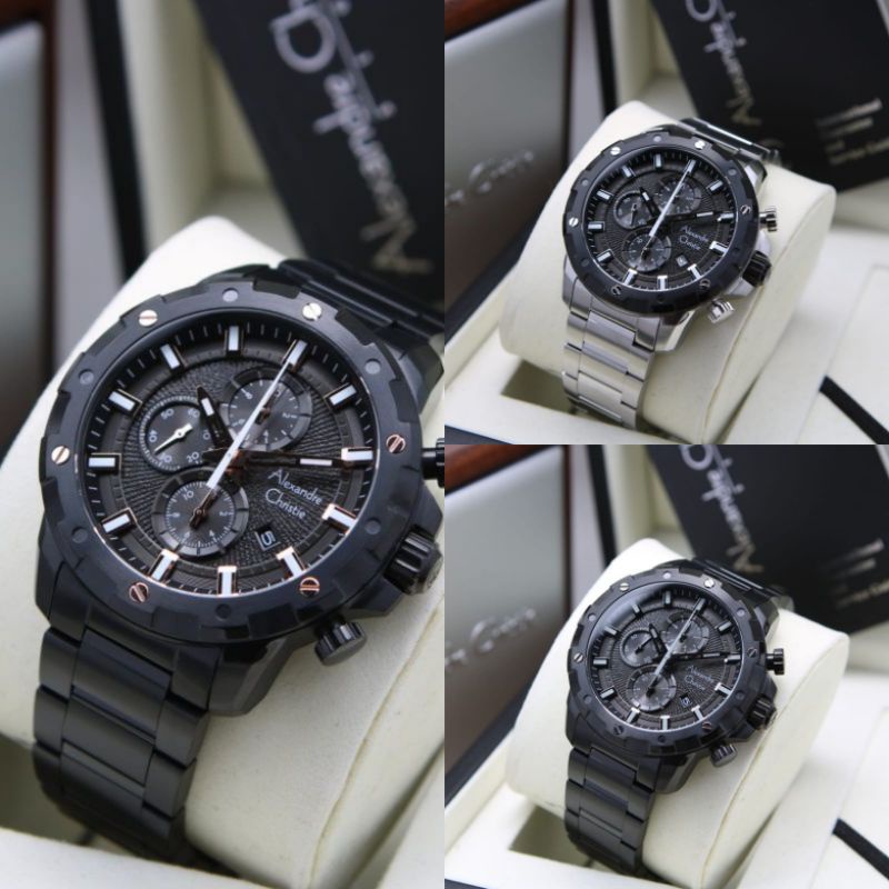 JAM TANGAN PRIA ALEXANDRE CHRISTIE AC6602  AC 6602MC ORIGINAL GARANSI RESMI 1TAHUN