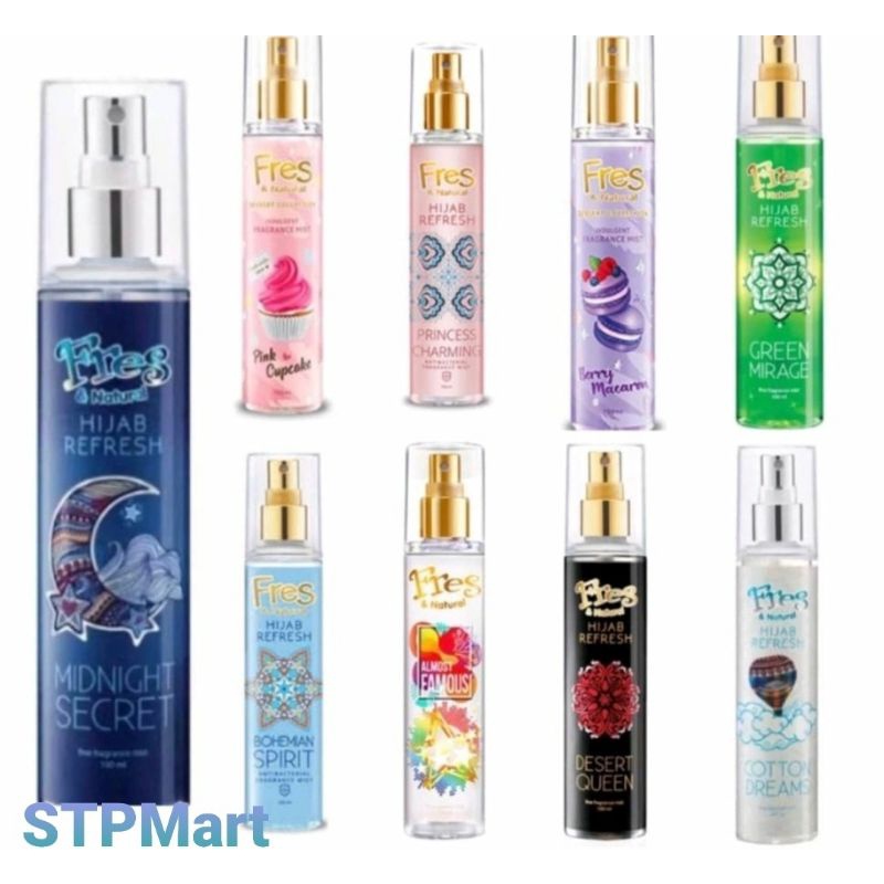 Parfum FRES &amp; Natural Spray Cologne Hijab Refresh 100ML / Parfum FRES / FRESH